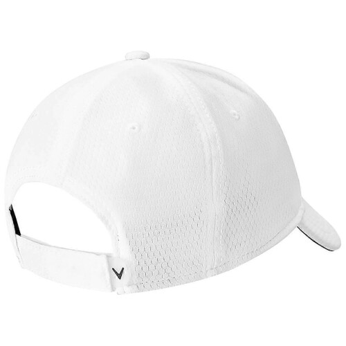 (One Size, White) Callaway Golf Mens 2026 Tour Logo Adjustable Baseball Cap 2