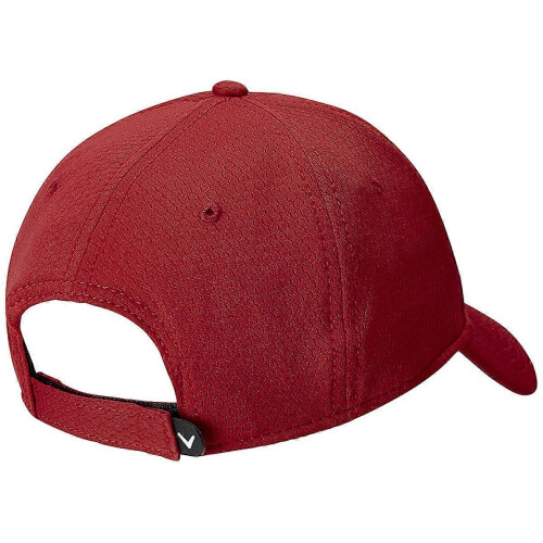 (One Size, Red) Callaway Golf Mens 2026 Tour Logo Adjustable Baseball Cap 2