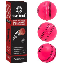 ONEGlobal Incrediball Soft Practice Cricket Ball | Outdoor & Indoor Rubber Crick