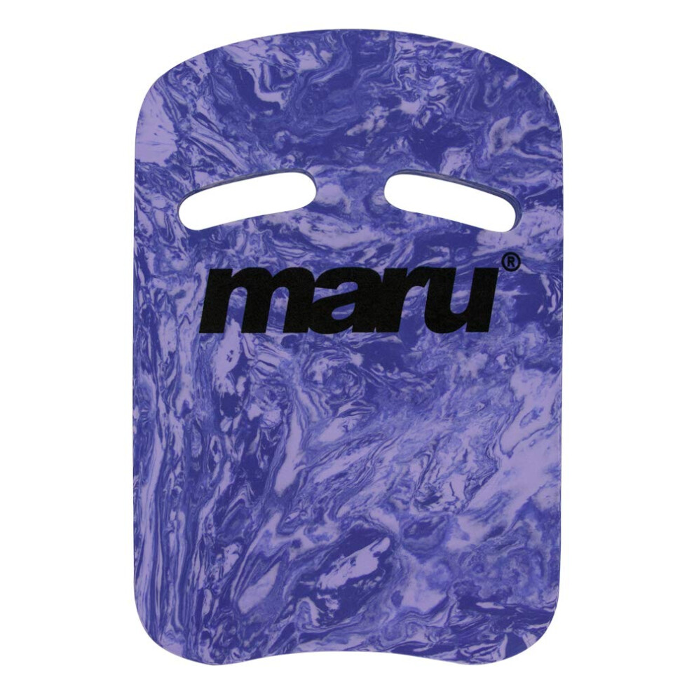 Maru Swimming Kickboard (Dark Purple/Purple) – Buoyant Foam Swim Float For Kick Strength & Technique – L42xw28cm – Easy-Grip, Non-Chafing Swimmi