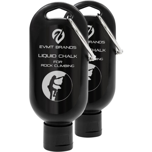 EVMT Liquid Chalk 2 Pack – Rock Climbing Chalk for Bouldering & Lifting