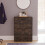 Vida Designs (Dark Wood) 2 Drawer Shoe Cabinet Pull Out Hallway Storage 2