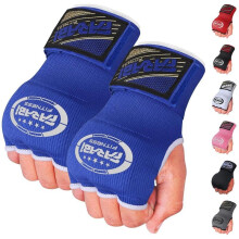 Farabi Kids Junior Inner Hand Wraps Gloves Easy Gel Padded Boxing Wraps with Wrist Wraps Pair (Blue)
