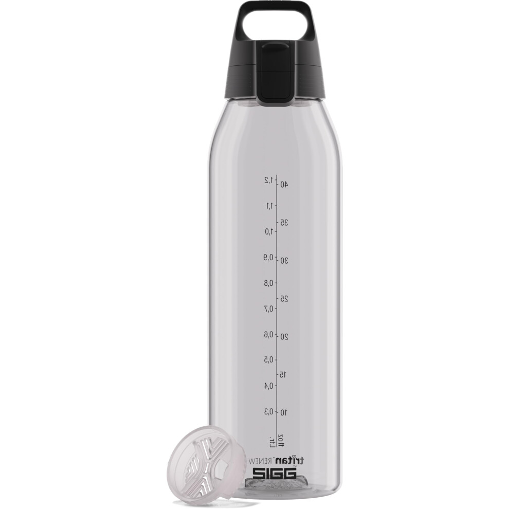 Sigg - Tritan Water Bottle - Total Color One Transparent - Suitable For Carbonated Beverages - Dishwasher Safe - Leakproof - Featherweight Bpa Free