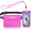 ivoler Waterproof Pouch Bag + Phone Case, Pink 1
