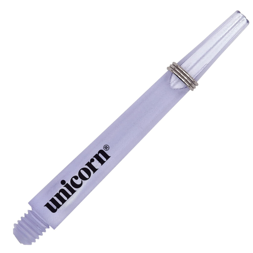 Unicorn Dart Shafts | Gripper 3 Mirage | Durable Nylon | | 3 Stems | Short 34.4 Mm Purple