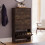 Vida Designs (Dark Wood) 3 Drawer Shoe Cabinet Pull Out Hallway Storage 3
