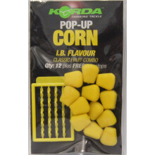 Korda Pop Up Corn IB (Yellow), Artificial Corn, Buoyant Pop-Up, Choice of Five Flavours for Effective Fishing Bait, Durable and Versatile, 10 Pack, At