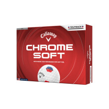 Callaway Golf Chrome Soft 2026 Golf Balls, Tru Track, Blue/Red