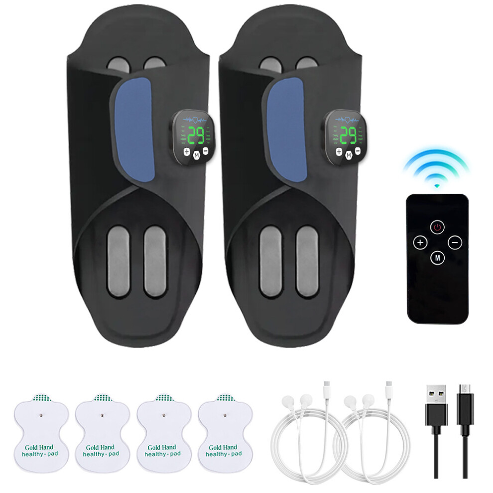 Stoyotu Electric Foot Massager Shoe Ems Pad Muscle Stimulation Massage Foot Relaxation Foot Spa Machine Feet Massager Tools Circulation