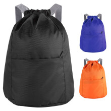 Medo Drawstring Fitness Bag, Drawstring Backpack Waterproof Sports Bag and Neutral Pe Bag Are Suitable for School Sports