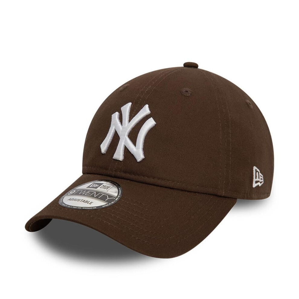 New Era New York Yankees Mlb League Essential Adjustable 9Twenty Cap Brown
