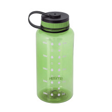 Smash 1 Litre Screw Cap Wide Mouth Water Bottle with Water Markings,Green