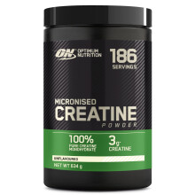 Optimum Nutrition Micronised Creatine Monohydrate Powder, Creatine, Unflavoured, Supplement to Improve Strength and Muscle Performance, Pre and Post