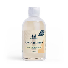 Myprotein FlavDrops Liquid Sweetener | Natural Flavour Enhancer for Protein, Oats, Coffee & More | Sugar-Free & Easy to Mix | White Chocolate 50 ml