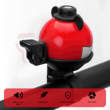 BYKING Bike Bell Kids, (4 COLOURS) Universal Bike/Scooter/Micro Scooters Plain Handlebar Bell, Kids Bike Accessories | Loud | Waterproof | For Boys &