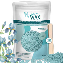My Skin Wax - Stripless Wax Beads, 400g, Hypoallergenic, Smooth Waxing without Redness, Special for Sensitive Skin Men Women, Peelable, Face, Bikini,