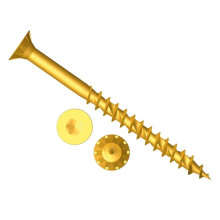 ForgeFast Elite Low-Torque Woodscrews | 6.0 x 90mm | Zinc Yellow Passivated | Box 100