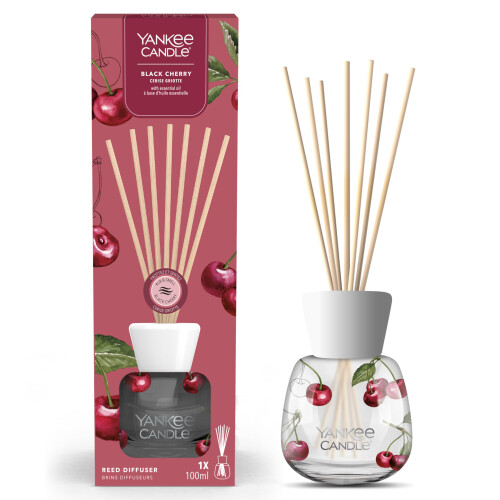 Yankee Candle Yankee Candle Signature Scented Reed Diffuser | Black Cherry Aroma Diffuser | up