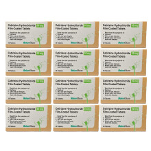 12 Months Supply Cetirizine Hayfever and Allergy Tablets 30 x 12 RelonChem