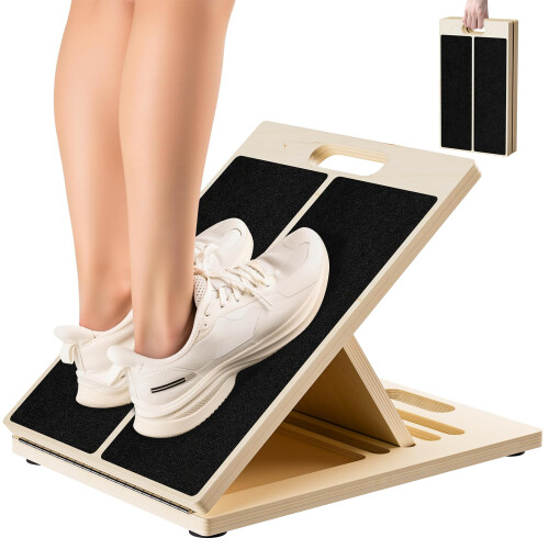 Slant Board, Adjustable Stretch Board 5 Position Incline Calf Stretcher