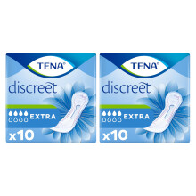2 x TENA Lady Extra Duo Pack 2 x 10 Towels-(20 TOWELS)-FREE UK DELIVERY