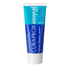 Curaprox Enzycal Zero Toothpaste – Fluoride-Free Toothpaste with Enzymes for Sensitive Teeth | Mild, Mint-Free, Suitable for Homeopathic Treatments