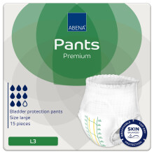 Abena Pants Premium Pull-Up Incontinence Pants, Eco-Labelled Incontinence Pants for Men & Women, Discreet, Protective, Breathable, Comfortable - Larg