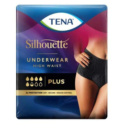 Tena Tena Noir Pants Plus Large, 2 x Pack of 8