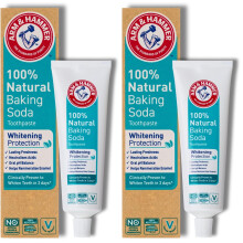 Arm & Hammer 100% Natural Baking Soda Whitening Protection Toothpaste, 75ml (Pack of 2)
