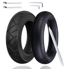 OUXI 2Pack Electric Scooter Tyre 10 x 2.125,10 inch Inner Tube Electric Scooter Outer Tire&Inner Tubes Double Thicken Inflatable Front/Rear Replacemen