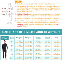 Wetsuit for Men, Mens Wetsuits Full Length Wetsuit, 3mm Neoprene Wet Suit Mens Wetsuit Wet Suits for Diving Snorkeling Swimming Surfing