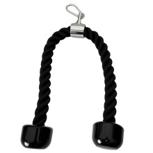 qibylift Tricep Rope Cable Attachments Cable Machine Accessories for Home Gym, 27 Inch Tricep Rope For Pulley System Attachment, LAT Pull Down, Cable