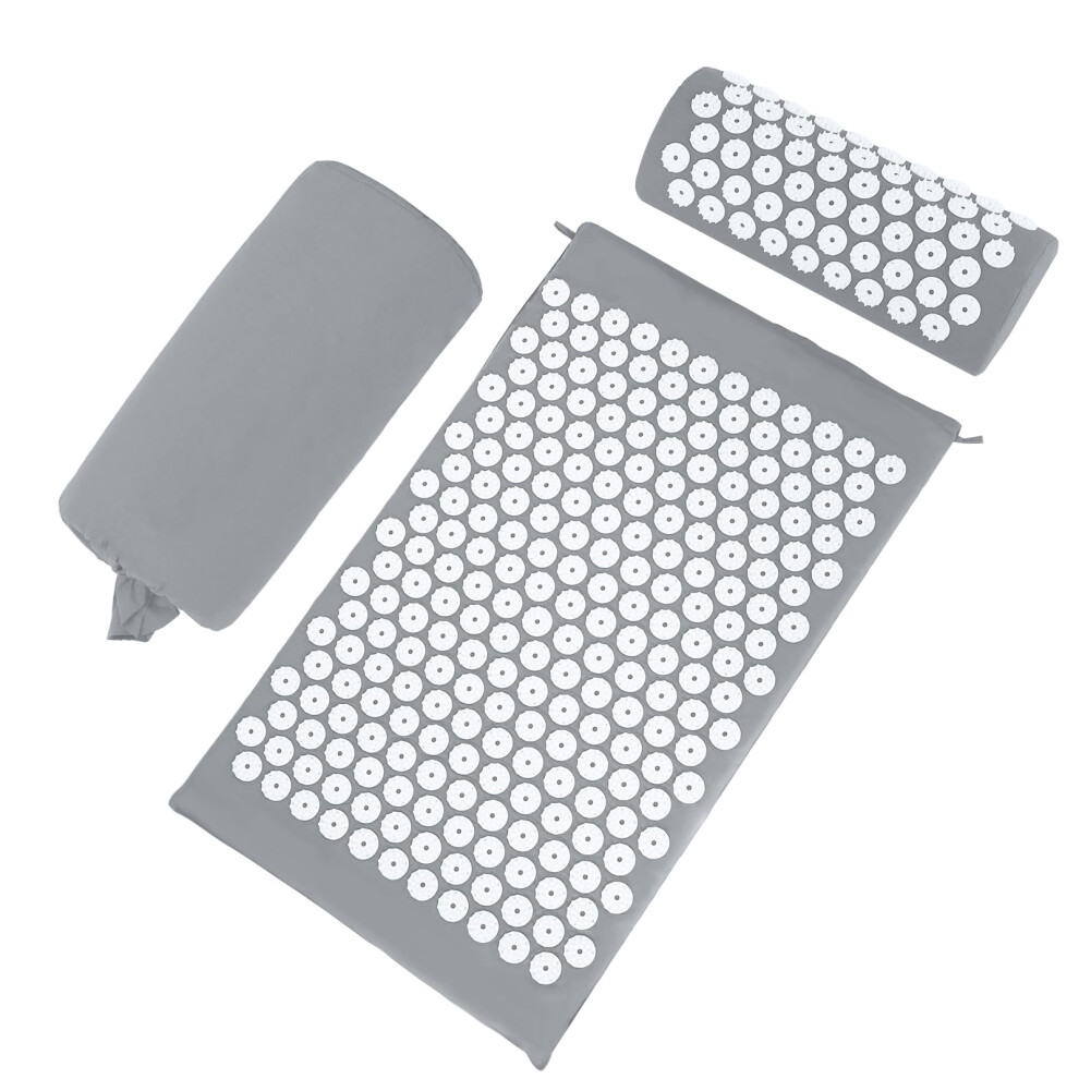 Cwrfz Acupressure Mat, Acupuncture Mat, Massage Mat And Pillow Set, Relieving Neck And Back Pain, Muscle Relaxation And Stress Reduction, Sciatica Relief,