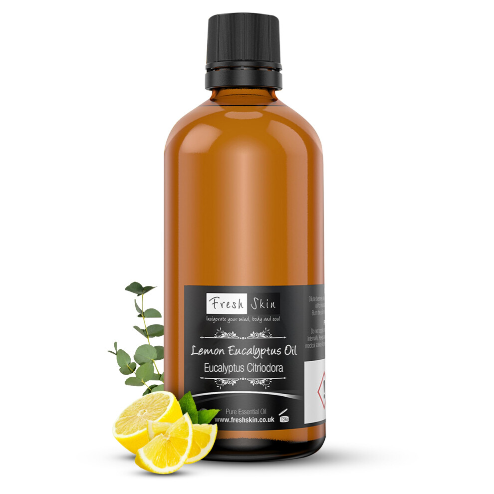 Freshskin Beauty Ltd | Lemon Eucalyptus Essential Oil - 100Ml - 100% Pure & Natural Essential Oils