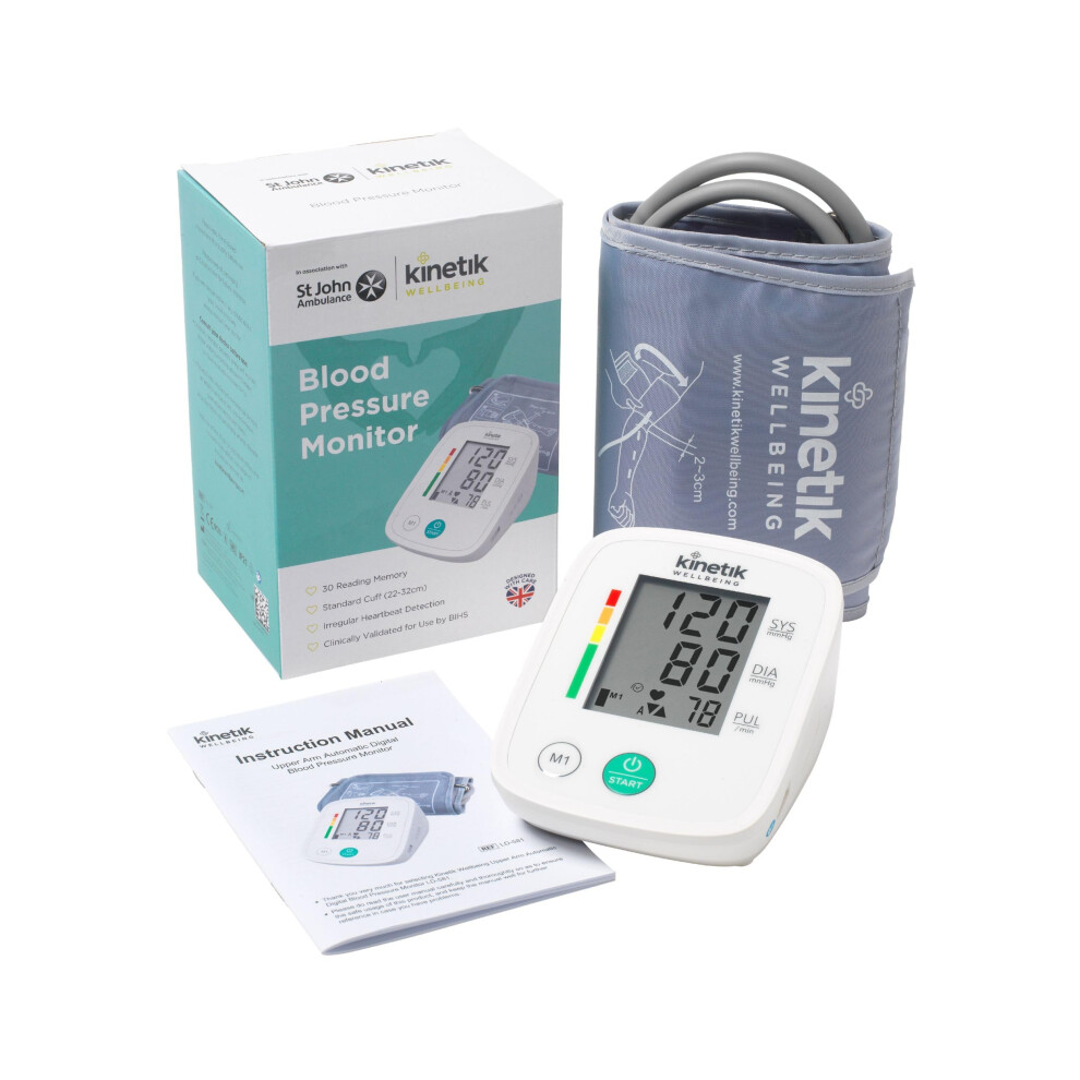 Kinetik Medical Kinetik Wellbeing Blood Pressure Monitor - Fully Automatic Upper Arm