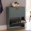 Vida Designs (Jasper Green) 2 Drawer Shoe Cabinet Pull Out Hallway Storage 3