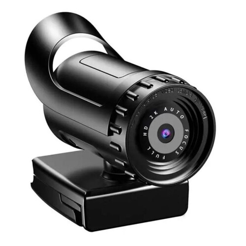 Autofocus 1080P 2K Webcam Computer Camera HD Network USB Live Webcam Rotatable with Tripod for Live Video Conference