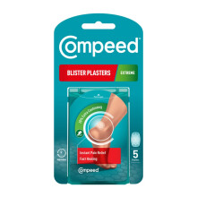 Compeed Extreme Blister Plasters, 6 Hydrocolloid Plasters, Foot Treatment, Heal Fast, 100% Plastic Free Carton Pack