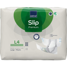 ABENA Slip Premium All-In-One Incontinence Pads For Men & Women, Eco-Labelled - Large 4, 100-150cm Waist, 4000ml Absorbency, 18PK