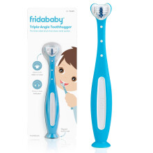 Frida Baby Triple-Angle Toothhugger Toddler Toothbrush, 2 Years & Up, Blue