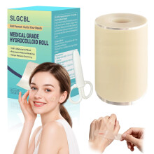Hydrocolloid Roll, 7.6cm x 300cm Extra Large Hydrocolloid Tape, Cut-to-Size, Self-Adhesive, Ultra Absorbent, Flexible & Waterproof Hydrocolloid Banda