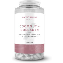 Myprotein Coconut & Collagen Capsules – Hydrolysed Collagen, Coconut Oil & Vitamin C – Supports Skin Health, Glow & Elasticity – 60 Capsules - 3