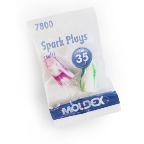 Moldex Moldex SparkPlugs Extra-Soft Extra Light Foam Earplug, 50 Pairs