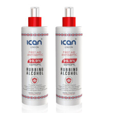 ican london isopropyl rubbing Alcohol 99.9% spray First aid Antiseptic 1 litre (