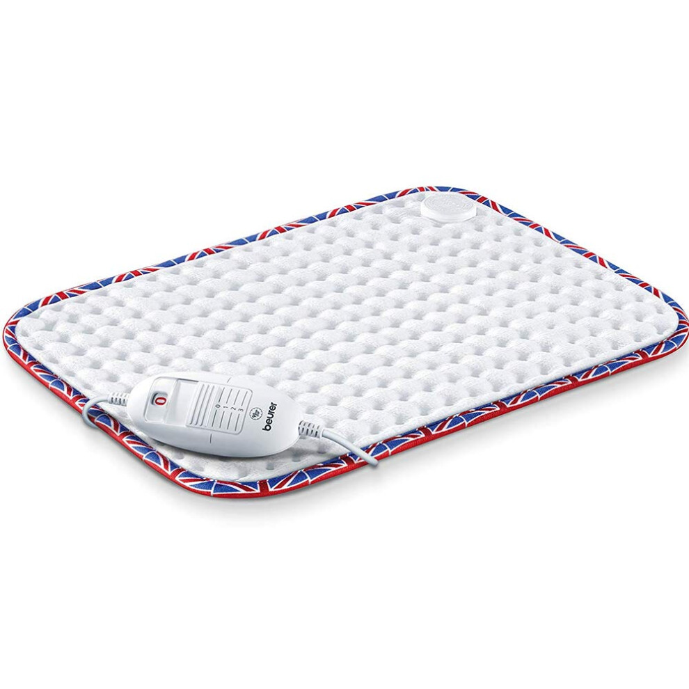 Beurer Hk-Uk Heat Pad | Electric Heat Pad For Relaxation | 3 Electronically Regulated Temperature Settings | Machine-Washable | Automatic Switch-Off
