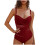 Damesbikini met buikcorrigerend effect en borstkussen, open rug. 2