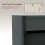 Vida Designs (Jasper Green) 3 Drawer Shoe Cabinet Pull Out Hallway Storage 7
