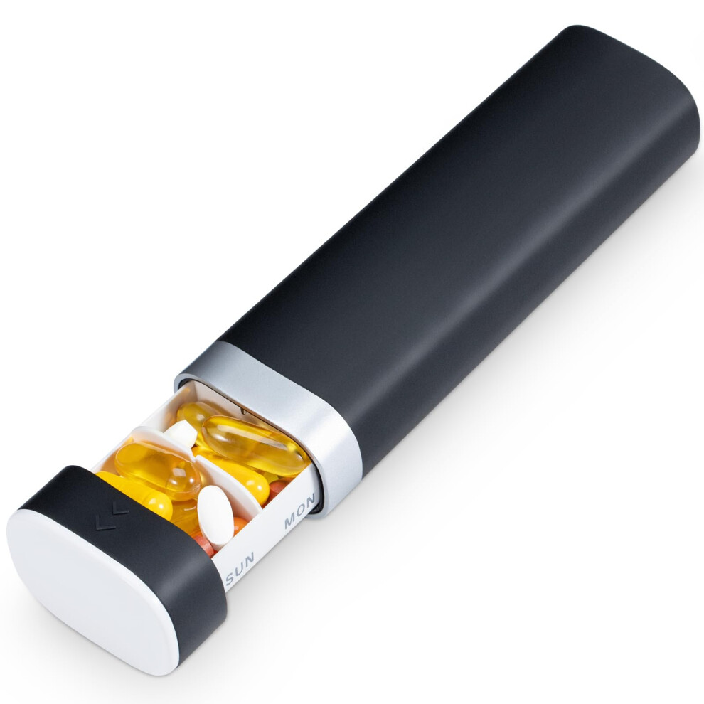 Betife Pill Box 7 Day 1 Times A Day, Daily Pill Organiser, Weekly Travel Tablet Organiser, Cute Pill Holder To Hold Vitamins, Medicines, Pills, Suppl