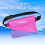 ivoler Waterproof Pouch Bag + Phone Case, Pink 4